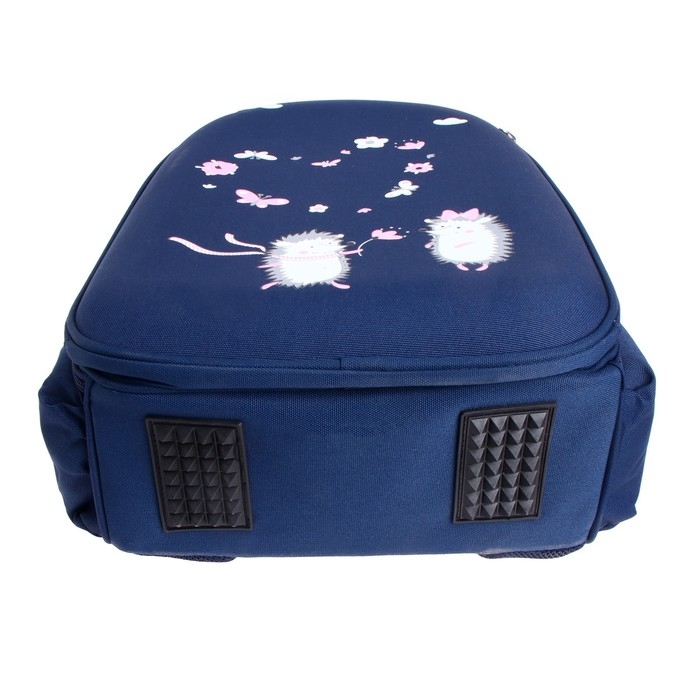 Рюкзак каркасный 38 х 30 х 20 см, Bruno Visconti "Ёжики. Романтика"