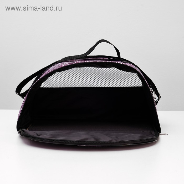 Сумка - переноска для животных, раскладная полукруглая, нейлон, 41 х 20 х 23 см, микс расцветок 4940 Сумка - переноска для животных, раскладная полукруглая, нейлон, 41 х 20 х 23 см, микс расцветок 4940