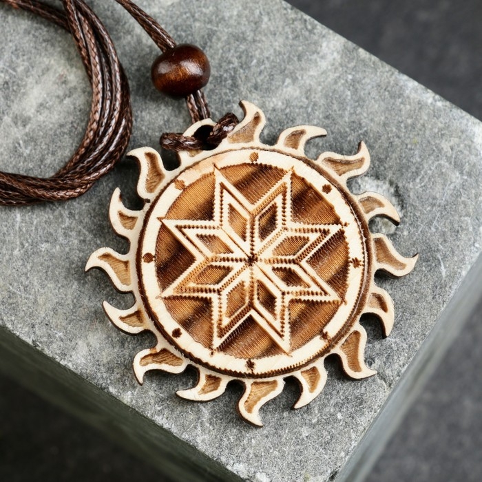 Оберег Оберег "Алатырь" кедр, благоприятно влияет на энергетику