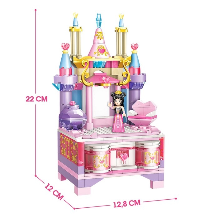 Конструктор «Шкатулка принцессы», 222 детали Конструктор «Шкатулка принцессы», 222 детали