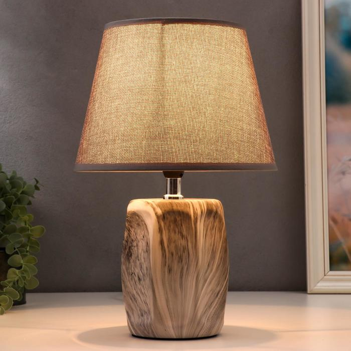 Лампа настольная 16616/1GY E14 40Вт серый 22,5х22,5х34 см RISALUX