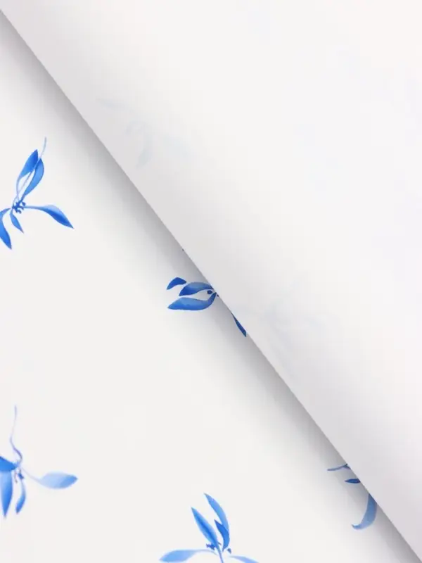 Пленка для цветов, "Эскиз", белая, 57х57 см