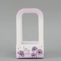 Коробка - переноска для цветов &laquo;Только для тебя&raquo;, 12 &times; 12 &times; 22 см