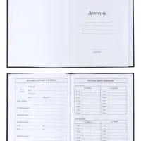 Дневник школьный для 1-11 классов, &laquo;Кот с сердечками&raquo;, твёрдая обложка 7БЦ, глянцевая ламинация, 40 листов