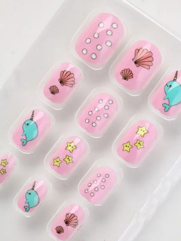 Детские накладные ногти Mermaid Dream, 12 шт.