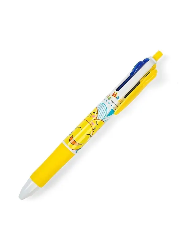 Ручка шариковая Calligrata, автоматическая, 4-цветная, корпус с рисунком, МИКС