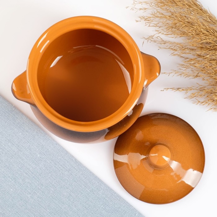 Горшок керамический для запекания  Горшок керамический для запекания "Пиканто" 0,65л / 12,5х11,5см, стандарт