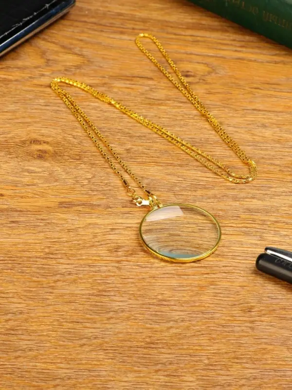 Лупа-подвеска &laquo;Золотая&raquo; 5х, d=42 мм