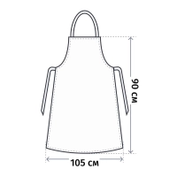 Фартук прорезиненный (ткань диагональ)
