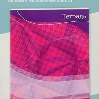 Тетрадь 48 листов в линейку Calligrata «Графика-2», обложка мелованный картон, блок №2, белизна 75% (серые листы), МИКС