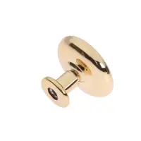 Ручка кнопка мебельная LIGHT PK036GP (Md=112GP), цвет золото