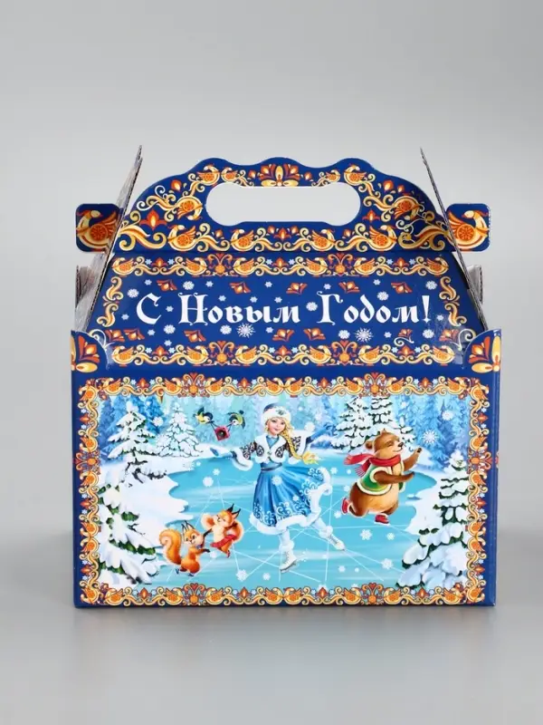 Подарочная новогодняя коробка «Олимпиада», для сладких подарков, 20×12×19 см Подарочная новогодняя коробка «Олимпиада», для сладких подарков, 20×12×19 см