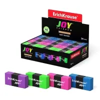 Ластик ErichKrause Joy Rainbow, мягкий, гипоаллергенный, микс