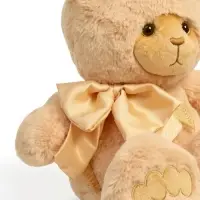 Мягкая игрушка "Медведь Глэм, с бантом", цвет карамельный, 25 см МГлэм/25/54-1