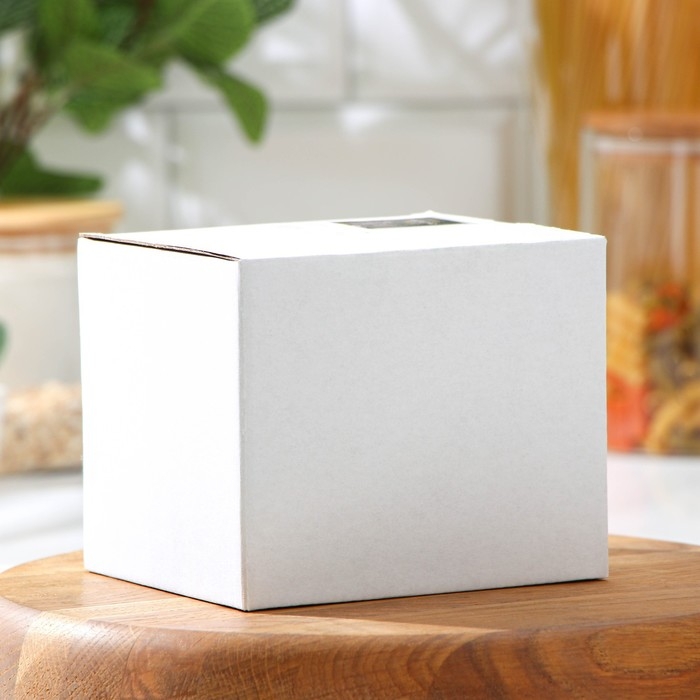 Банка стеклянная для хранения сыпучих продуктов Magistro «Эко», 800 мл, 9,5×13 см, с бамбуковой крышкой