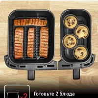 Аэрогриль Dual Easy Fry & Grill EY905D10, с LCD дисплеем