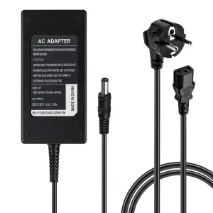 Блок питания 12V 5A 60W 5.5*2.5mm сеть EU086C