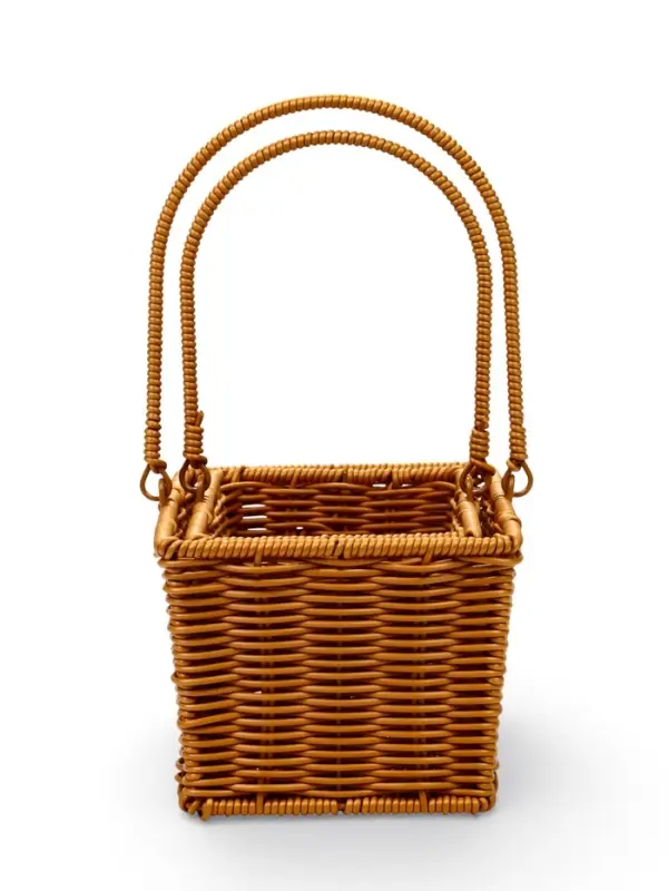 Набор корзин 2 шт 23х11х13  26х17х15 см ручка h=18/18 см металл каркас