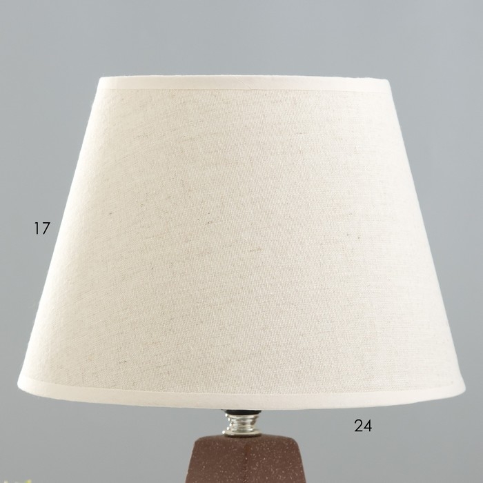 Настольная лампа Настольная лампа "Альберта" Е27 40Вт шоколадный 25х25х36см RISALUX