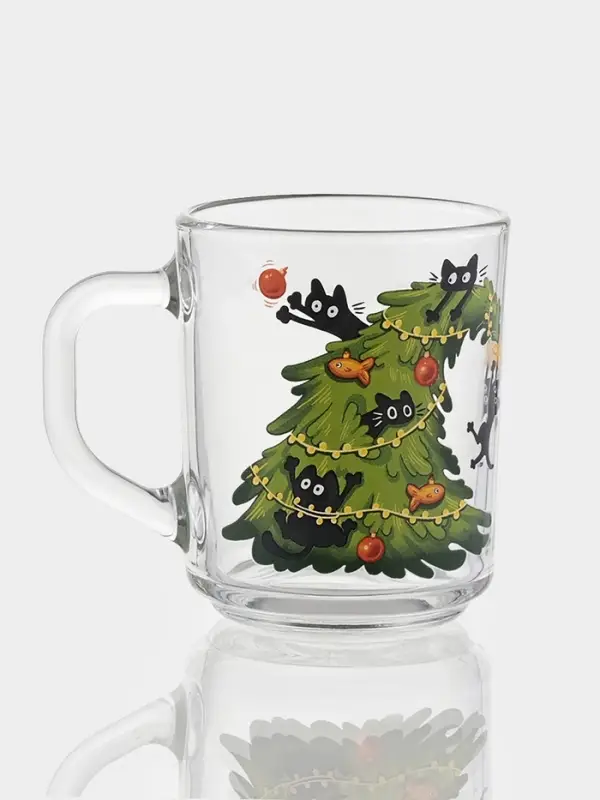 Кружка Кружка "Green tea" "Озорные котики" 200 мл