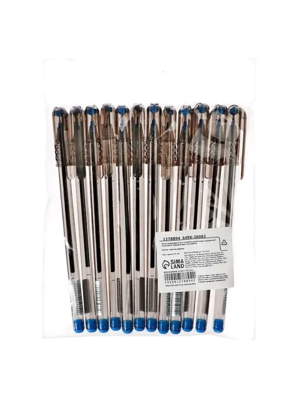 Ручка шариковая Calligrata. MY-TECH, синий стержень, игольчатый узел 0.7 мм, прозрачный корпус