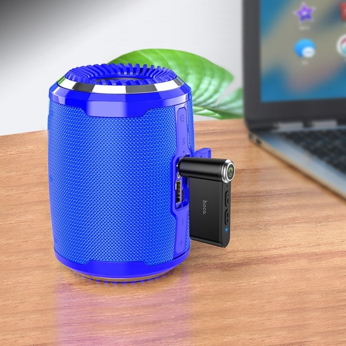 Адаптер Bluetooth Hoco E58, Bluetooth 5.0, 3.5 мм, 140 мАч, чёрный Адаптер Bluetooth Hoco E58, Bluetooth 5.0, 3.5 мм, 140 мАч, чёрный