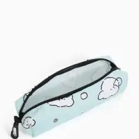 Рюкзак школьный &laquo;Мишки&raquo;, с пеналом, 3 кармана, 28&times;12&times;43 см, бирюзовый