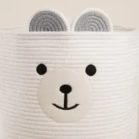 Корзина для хранения SL Home, плетёная, ручной работы, 35&times;35&times;30 см, белая