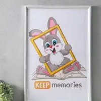 Фоторамка пластик "Пиксель" 40х60 см, серебро(пластиковый экран) Фоторамка пластик "Пиксель" 40х60 см, серебро(пластиковый экран)