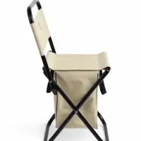 Стул туристический maclay, 28&times;35&times;58 см, до 90 кг, с сумкой, складной, со спинкой, серый