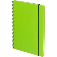 Бизнес-тетрадь Тетрадь Attache Neon А4 96л кл.спираль обл.пластик зеленый