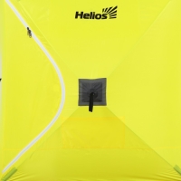 Палатка зимняя Helios "Куб", 1.5 х 1.5 м, цвет жёлтый/серый (HS-WSC-150YG)