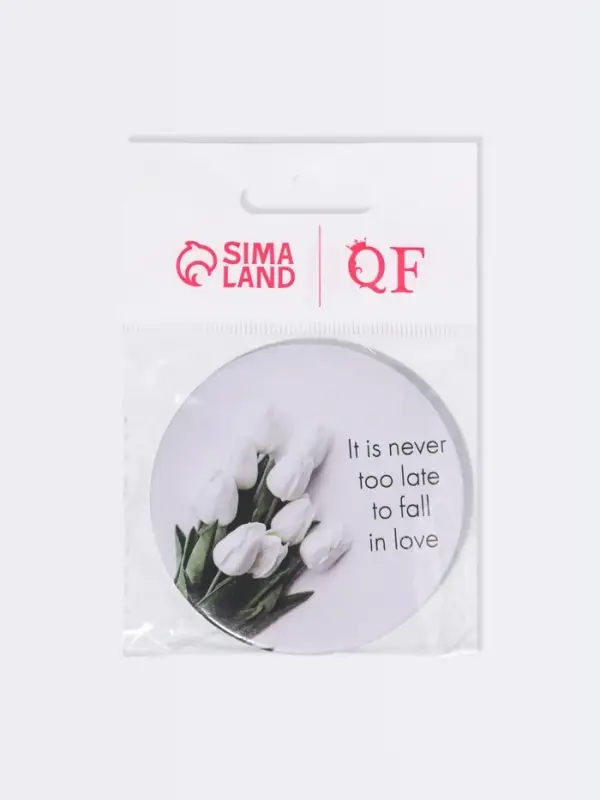 Зеркало карманное &laquo;Растения&raquo;, d=7 см, МИКС