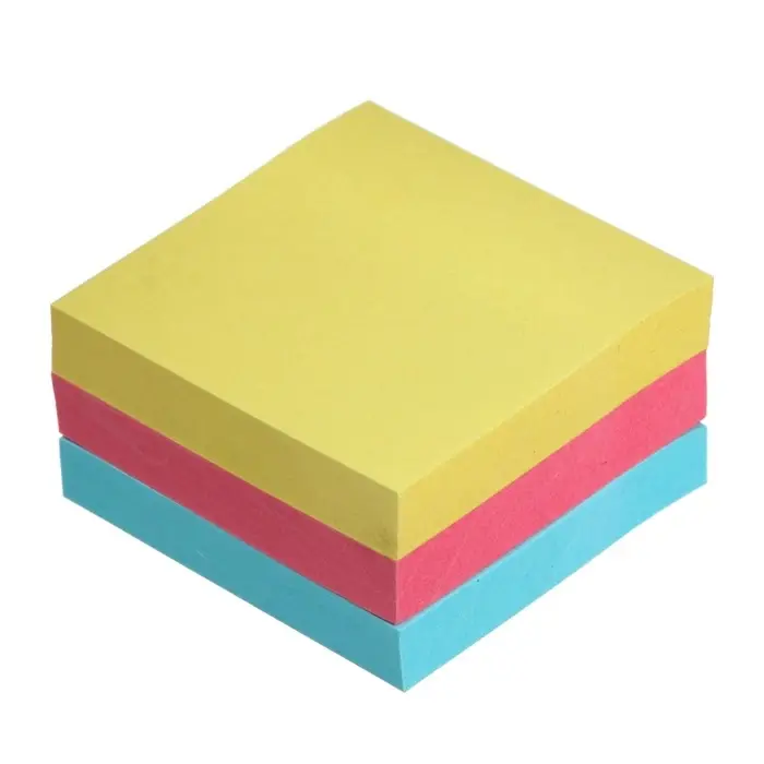 Блок с липким краем, 51&times;51 мм, 300 листов, пастель, 3 цвета