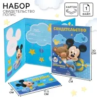 Обложка для документов набор &laquo;Мои первые документы&raquo;, 21&times;30 см