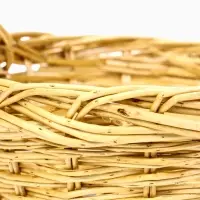 Набор корзин 3 шт ИВА 33x33x13 28x28x11 22x22x11 см ПЛЕТ ручка h=20/18/16 см