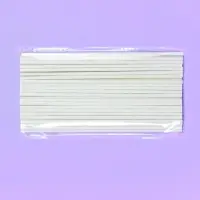 Палочки для кондитерских изделий, d=0.3 см, 15 см, набор 50 шт., бумага, белые