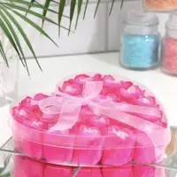 Мыльные розочки, розовая фуксия, набор 24 шт., в коробке