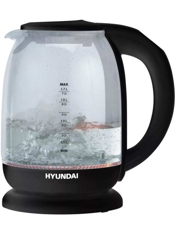 Чайник HYK-S3809 1.7л. 2200Вт черный