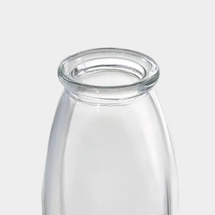 Бутылка для соусов и масла Доляна &laquo;Парфе&raquo;, 350 мл, 5.5&times;16 см, с пробковой крышкой, стекло, прозрачная