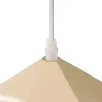 Светильник Edward, 1&times;40 Вт, Е27, 25&times;21.5&times;18 см, сливочный