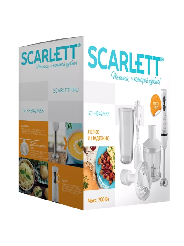 Погружной блендер измельчитель 4в1 SC-HB42M33 Погружной блендер измельчитель 4в1 SC-HB42M33