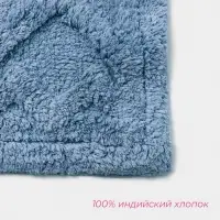 Коврик для дома Доляна &laquo;Нежность&raquo;, 40&times;60 см, голубой