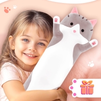 Мягкая игрушка «Кот Батон», цвет серый, 50 см