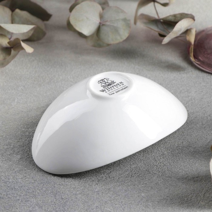 Салатник фарфоровый Wilmax Olivia, 13×9 см, цвет белый