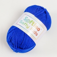 Пряжа 100% акрил "Softy Kids" 90м ±5м 50 гр цвет 22 сапфировый