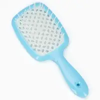 Расчёска массажная, широкая, продуваемая, 8.3&times;20(&plusmn;1) см, МИКС