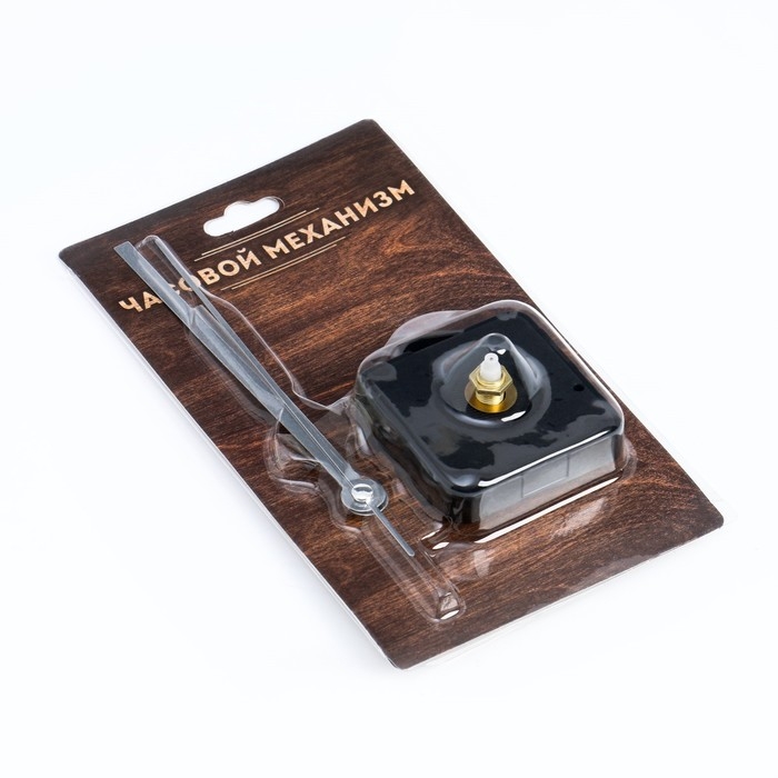 Часовой механизм со стрелками Часовой механизм со стрелками "Соломон-16", плавный ход, шток 16 мм, стрелки 95/125/140 мм