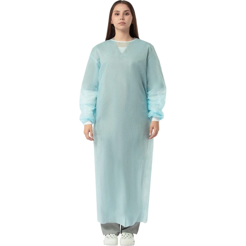 Халат хирург. стер., дл.140 см пл 25 р.48-50&nbsp;1шт./уп Гекса