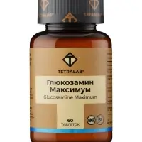 Глюкозамин Максимум TETRALAB, укрепление суставов и хрящей, поддержка подвижности, 60 таблеток